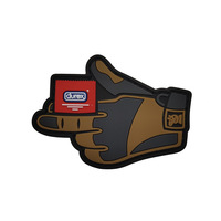 Patch en PVC gaufré 3D prêt à l'emploi avec fixation auto-agrippante, brassard tactique moral, imperméable, sans lavage, motif floral pour