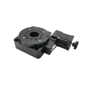 Samsr Motorized Rotating <b>Platform</b> 60mm 100mm 200mm 300mm Rotation <b>Stage</b> Worm 360 Table Gear Rotary - Product Image 2
