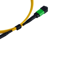 Cordon de brassage fibre optique pré-terminé LSZH à faible perte, multimode et monomode OM3 OM4 OM5, MTP MPO, pour centre de données, MPO vers LC