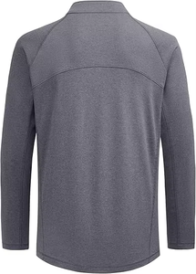 Vêtements de travail résistants aux flammes NFPA CAT2, pull léger à col zippé, manches longues, coton <span class=keywords><strong>FR</strong></span>, chemises pour hommes - Product Image 2