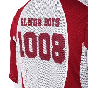 TOPSHOW Custom Mesh Sport Long Sleeve Soccer Jersey Crew Neck <b>Patchwork</b> Digital Print T-<b>shirt</b> for Men - Product Image 4