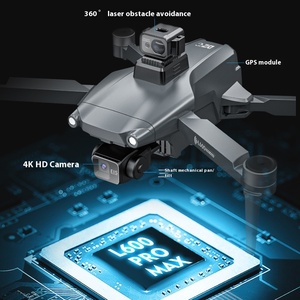 L600 Pro Max Beginner <b>4K</b> GPS Quadcopter 6-Axis Anti-Shake Gimbal Foldable Brushless Aerial Photography 3km 30mins LYZZRC - Product Image 4