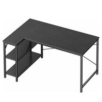 Bureau d'ordinateur portable multifonctionnel en métal en forme de L, durable, portable, minimaliste pour la maison, pour le jeu, l'écriture, l'étude