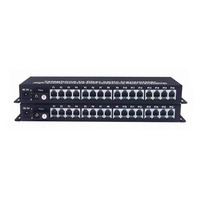 Multiplexeur fibre optique à 16 canaux PCM RJ11 vers fibre optique monomode SC/FC voix FXO/FXS pots