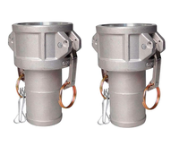 Raccords rapides Camlock de type D en acier inoxydable 304 316 pour eau, gaz, huile, raccords filetés NPT BSP Cam Lock modèle D