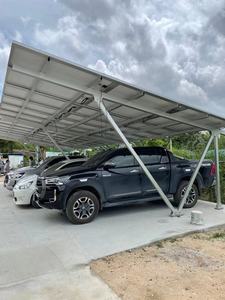 <span class=keywords><strong>Panneau</strong></span> photovoltaïque Offre Spéciale étanche en aluminium solaire photovoltaïque carport système de montage solaire Double abri de stationnement de voiture - Product Image 5