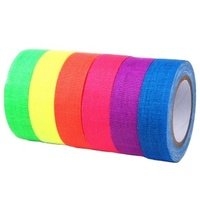 Ruban adhésif gaffer en acrylique mat avec support en tissu pour la gestion des câbles et le marquage au sol, lot avec distributeur