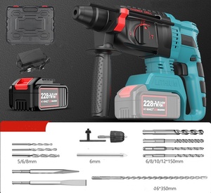 Martillo Eléctrico Industrial de 21V, Ligero, Portátil, <span class=keywords><strong>Taladro</strong></span> de Impacto sin Escobillas, Recargable - Product Image 3
