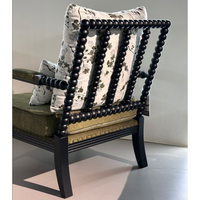 Ensemble Fauteuil et Repose-Pieds Classique Élégant, Confortable et Rembourré, Portable et Durable pour la Maison et le Bureau