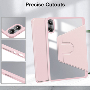 Con portalápices, soporte giratorio, funda para tableta inteligente de cuero PU con tapa para Xiaomi <span class=keywords><strong>Pad</strong></span> <span class=keywords><strong>5</strong></span> <span class=keywords><strong>Pro</strong></span> de 12,4 pulgadas - Product Image 3