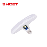 Ampoule LED à forte luminosité, forme UFO, B22/E27, AC, pour usage hôtelier, 18W 24W 36W 45W, CRI élevé >80