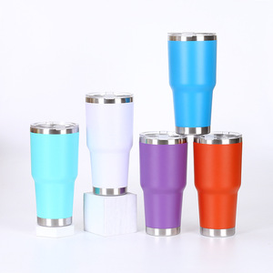 Stainless Steel Tumbler 30oz <b>Large</b> Capacity Vacuum Insulated Travel <b>Mug</b> For Office Car Outdoor Gift - Product Image 1