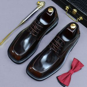 Wholesale High-quality Genuine Leather Pointed-<b>toe</b> Business Casual Waterproof Men's Shoes Suitable for Formal Occasions - Product Image 1