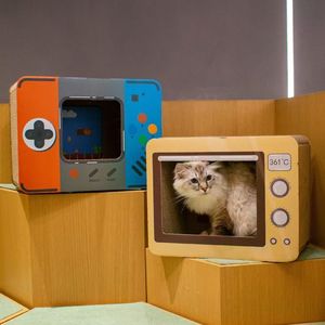 Griffoir pour chat, tapis à griffer, griffoir en carton ondulé, jouet pour chat, planche à griffer, jouet-lit pour chat, chat - Product Image 4