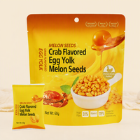 Semillas de Melón con Sabor a Cangrejo y Yema de Huevo, Semillas de Girasol Crujientes Recubiertas, Bolsas Pequeñas de Snacks, Venta al por Mayor, Proveedor OEM de Fábrica