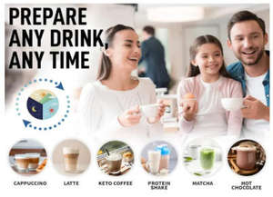 Batidora <span class=keywords><strong>de</strong></span> Huevos Eléctrica Automática para Uso Doméstico, Diseño Moderno, <span class=keywords><strong>Varilla</strong></span> para <span class=keywords><strong>Batir</strong></span> Crema, para Espumar Leche y Mezclar Café - Product Image 5