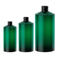 Bouteille de shampoing debout en plastique PET écologique de 300ml pour savon liquide avec pulvérisateur à pompe