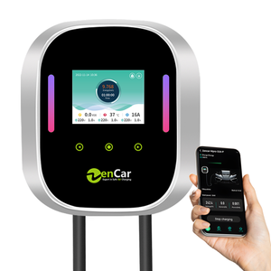 Zencar 32A 7kW Trạm Sạc cho EV 220V Xe điện tường sạc với Wifi App loại 1 loại 2 gb/t nacs cắm tùy chọn - Product Image 4