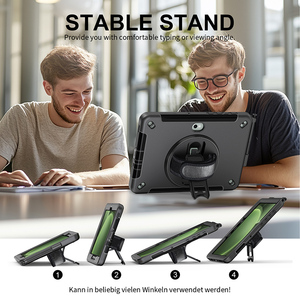 Đối Với Samsung <span class=keywords><strong>Galaxy</strong></span> <span class=keywords><strong>Tab</strong></span> Hoạt Động 5 Pro <span class=keywords><strong>10.1</strong></span> Inch 2025 <span class=keywords><strong>Rugged</strong></span> TPU Bumper Bìa Trường Hợp Với Tay Dây Đeo Được Xây Dựng Trong Bảo Vệ Màn Hình - Product Image 4