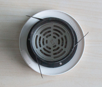 Grilles de ventilation rondes en plastique, 100 pièces, pour la cuisine, couvercle, plafond