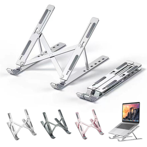 Soporte Plegable para Portátil de Aleación de Aluminio con Logotipo Personalizado, Soporte Ajustable para Portátil, Soporte Metálico para Portátil - Product Image 1