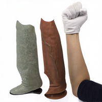 Dildo Telescópico Vibrador y Calefactor de Silicona Líquida Realista, Enorme, Extra Largo, con Copa de Succión Marrón, Juguete Sexual para Adultos de Fábrica