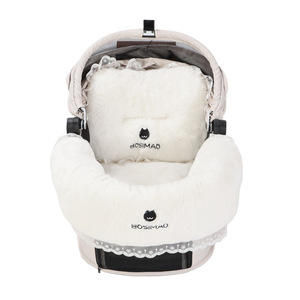 <b>Stroller</b> edge dirt-proof mat, cat and dog <b>stroller</b> seat cushion, neck pillow, bib, comfortable home indoor cat bed. - Product Image 5