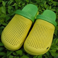 Sandale à talon personnalisée deux couleurs EVA chaussures de jardin sabots autoclavables femmes sabots sabots pour dames