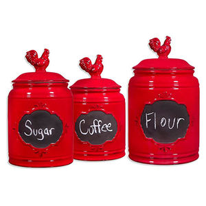 Pot de sucre en céramique bon marché blanc personnalisé en relief - Product Image 6