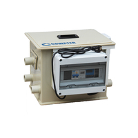 Cowter efficace traitement de l'eau UV système de Circulation d'aquaculture filtre à tambour pour étang à poissons 220V moteur 1 an de garantie