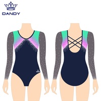 Nouveau design de vêtements de danse rythmique pour filles design personnalisé à manches longues vêtements de danse pour enfants justaucorps de gymnastique de compétition