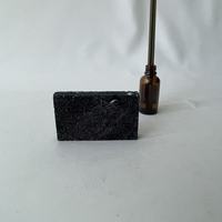 Lot de diffuseurs en pierre noire poreuse sans flamme pour aromathérapie, avec boîte personnalisée pour cadeaux d'entreprise