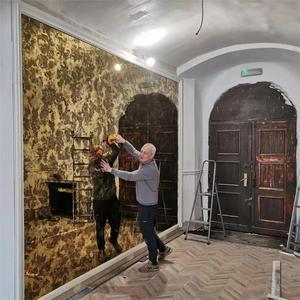 กระจกเวนิสโบราณขายส่ง กระจกตกแต่งสไตล์โบราณ กระเบื้องกระจกติดผนัง - Product Image 3