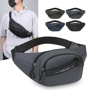 กระเป๋าคาดเอวแฟชั่นหลายชั้น ความจุเยอะ เคลือบ PU กระเป๋าคาดอกผู้ชาย สำหรับใส่ในชีวิตประจำวัน ซัมเมอร์ 2025 - Product Image 2