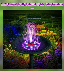 Fuente flotante <span class=keywords><strong>de</strong></span> colores con energía Solar, Panel Solar, <span class=keywords><strong>fuentes</strong></span> <span class=keywords><strong>de</strong></span> <span class=keywords><strong>agua</strong></span> <span class=keywords><strong>para</strong></span> <span class=keywords><strong>jardín</strong></span> con batería, luces Led <span class=keywords><strong>para</strong></span> paisaje <span class=keywords><strong>de</strong></span> piscina - Product Image 2