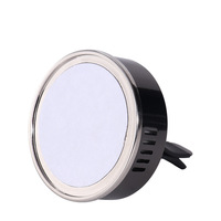 Diffuseur de parfum automobile personnalisé avec logo sur mesure, clip de ventilation en métal doré de luxe, insertion photo personnalisée, aromathérapie