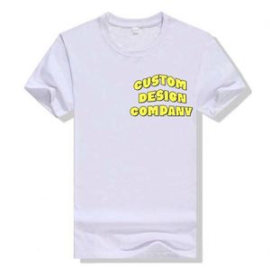 T-shirt en coton 100% à tissu lisse, t-shirt uni unisexe pour broderie, sérigraphie et logo personnalisé et nom de l'entreprise - Product Image 2