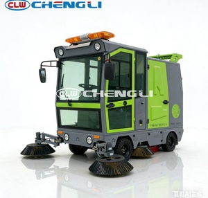 เครื่องกวาดถนนแบบ 5 แปรง รุ่น Clw ขายส่ง เครื่องกวาดถนนไฟฟ้า รถขนาดเล็ก - Product Image 3