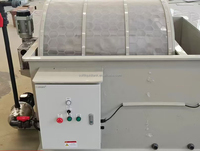 Équipement 30Ton/h de microfiltration de tambour rotatoire d'usine pour le système de traitement de l'eau UV d'aquiculture d'étang