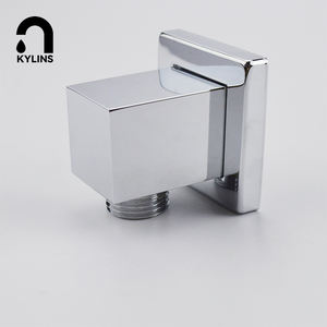 Connecteur <span class=keywords><strong>de</strong></span> tuyau <span class=keywords><strong>de</strong></span> <span class=keywords><strong>douche</strong></span> mural <span class=keywords><strong>de</strong></span> conception carrée en laiton chromé, sortie d'eau <span class=keywords><strong>de</strong></span> <span class=keywords><strong>douche</strong></span> en forme <span class=keywords><strong>de</strong></span> <span class=keywords><strong>coude</strong></span> - Product Image 3