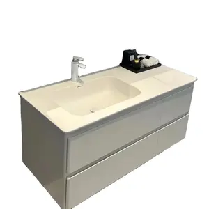 Moderner günstiger Preis Wand-Badezimmers chrank aus Aluminium Badezimmers chrank mit Waschbecken