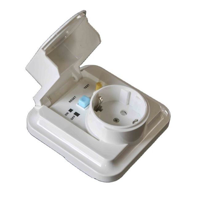 IP44 PRCD 6mA 10mA 16A Leakage protection Europe Socket for Leakage protection