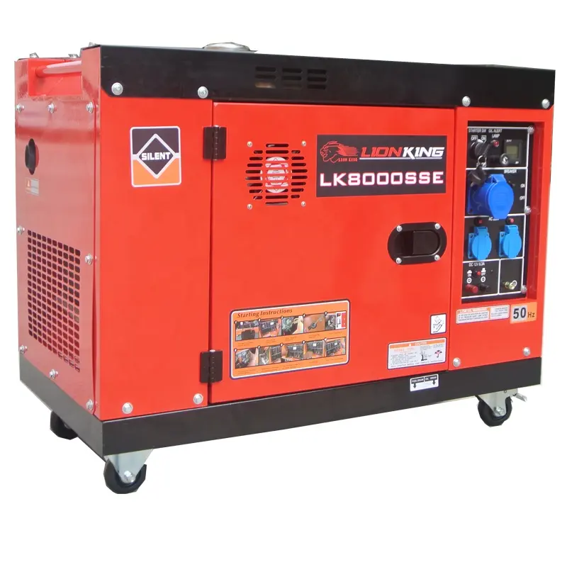 GS-Zertifikat 5KVA leiser tragbarer Diesel generator von JLT POWER