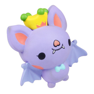 Jouet mignon en mousse PU en forme de chauve-souris avec couronne et nœud papillon, figurine de personnage de dessin animé à collectionner - Product Image 5