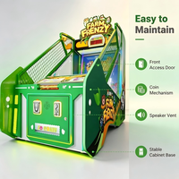 Machine de jeu vidéo d'arcade de lancer de balles, à monnayeur, avec distribution de tickets, pour parcs d'attractions intérieurs et zones de jeux FEC