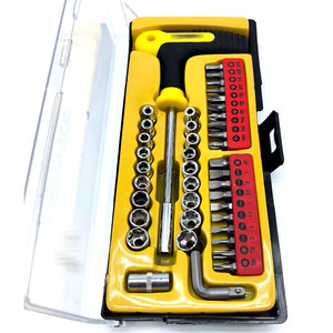 Juego de 41 Piezas de Destornilladores de Cabeza en T con Puntas Intercambiables de Acero CR-V, Kit de Herramientas Multiusos con Estuche de Almacenamiento para Reparaciones del Hogar y Automóviles - Product Image 1