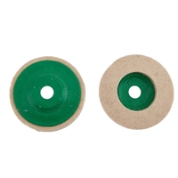 Roue en feutre de laine de haute qualité abrasive 125mm roue de polissage de laine Articles industriels OEM personnalisés