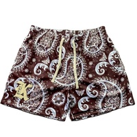 Vente en gros de shorts de sport avec logo personnalisé, impression par sublimation, style tendance, polyester, basket-ball, gym élastique décontracté, course à pied, hommes