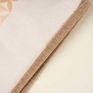 High Quality Custom Printed Logo Burlap Jute Tote <b>Bags</b> <b>Large</b> Capacity Reusable Waterproof for <b>Beach</b> and Shopping - Product Image 3