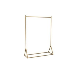 Estante de exhibición de ropa de secado de Metal dorado moderno, estantes de exhibición de ropa de alta resistencia para tienda - Product Image 5